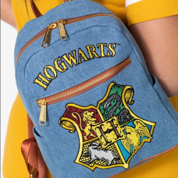 Cakeworthy Hogwarts Denim Mini Backpack - Picture 2 of 7